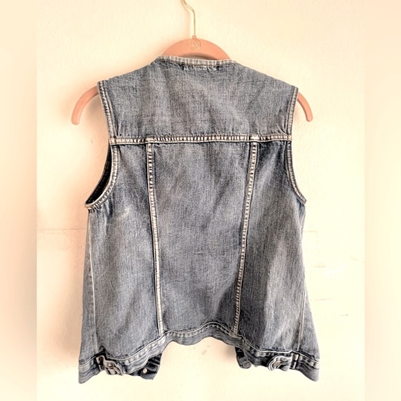 Denim Jean jacket vest size S - Picture 2 of 3